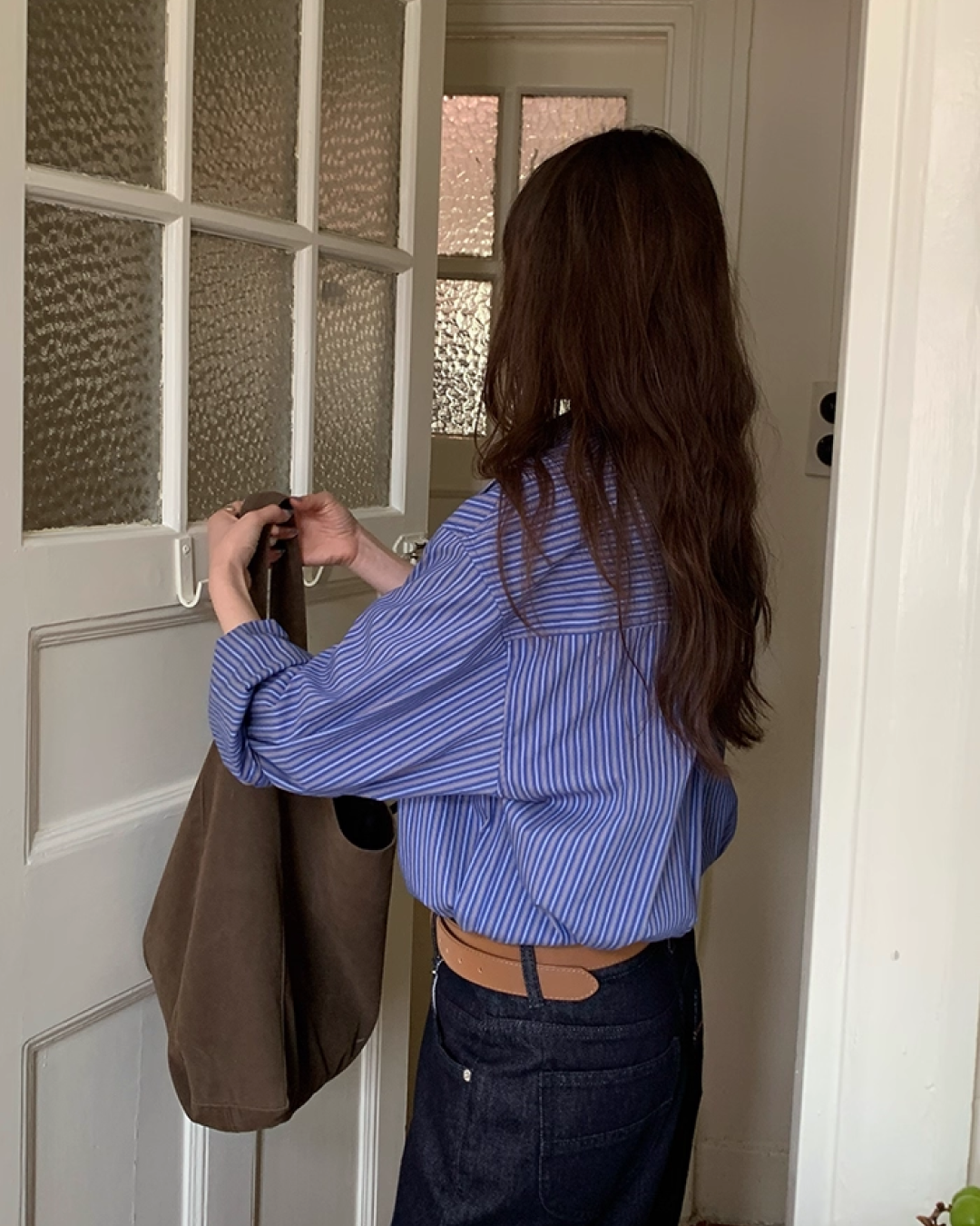 Stripe Long Sleeve Shirts B0013