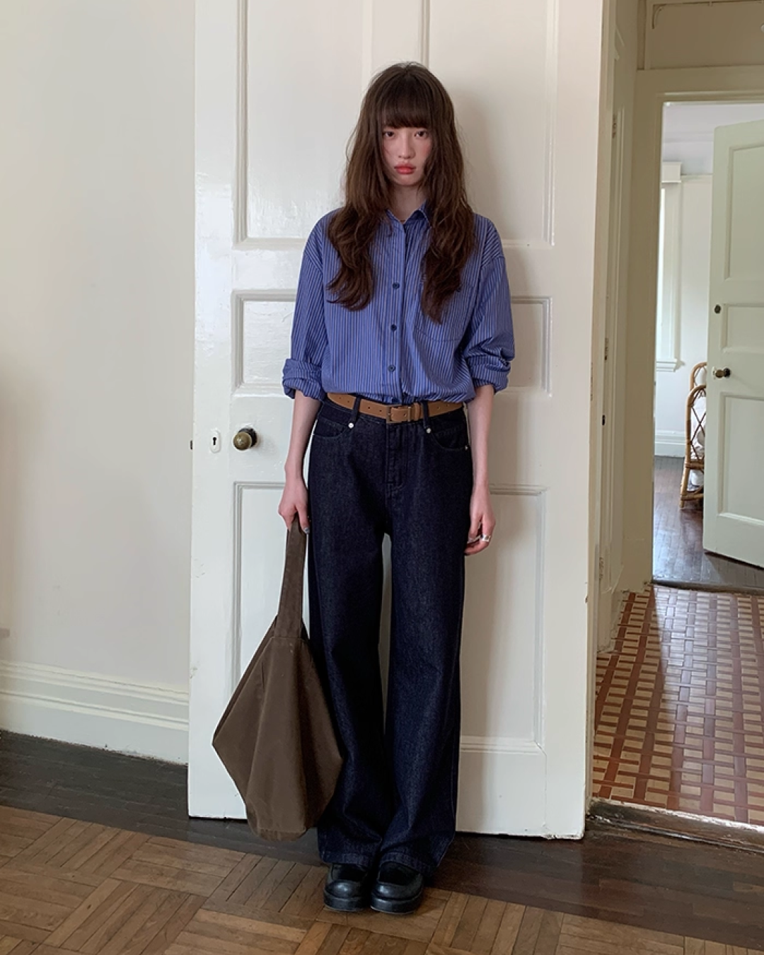 Stripe Long Sleeve Shirts B0013