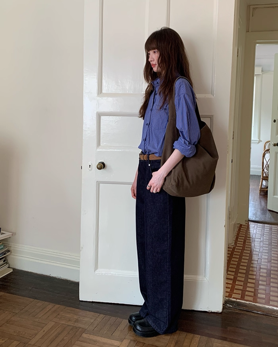 Stripe Long Sleeve Shirts B0013