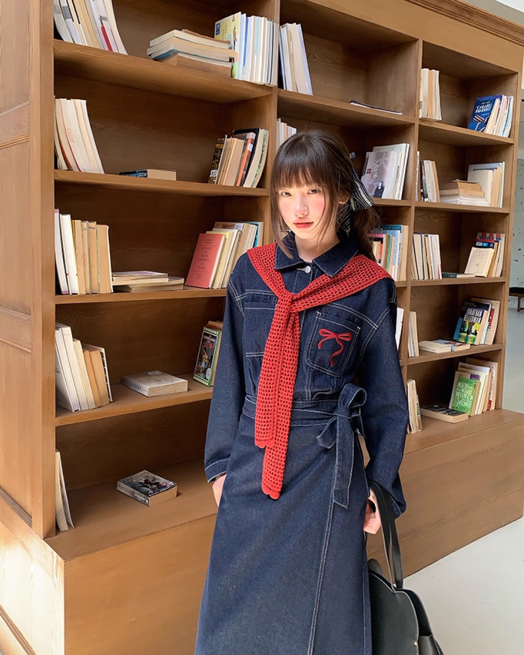 Denim Jacket Skirt Setup  B0016