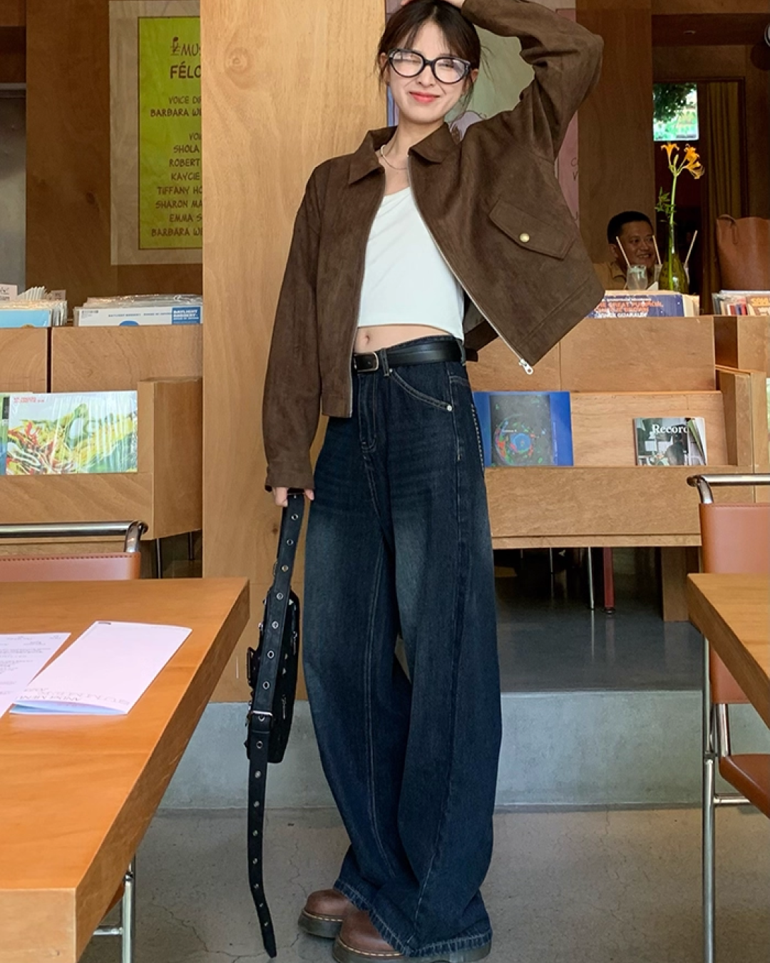 Brown Suede Short Jacket B0020