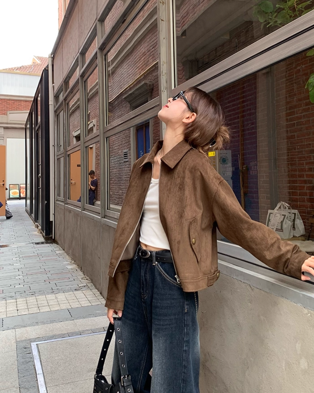 Brown Suede Short Jacket B0020