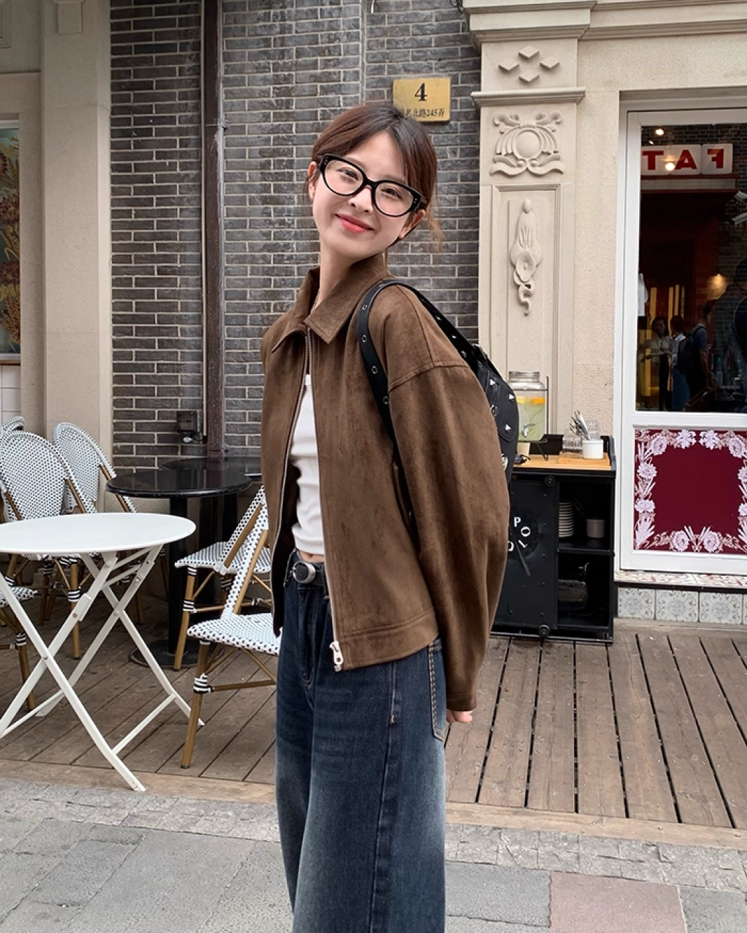 Brown Suede Short Jacket B0020