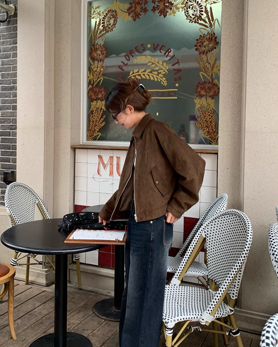 Brown Suede Short Jacket B0020