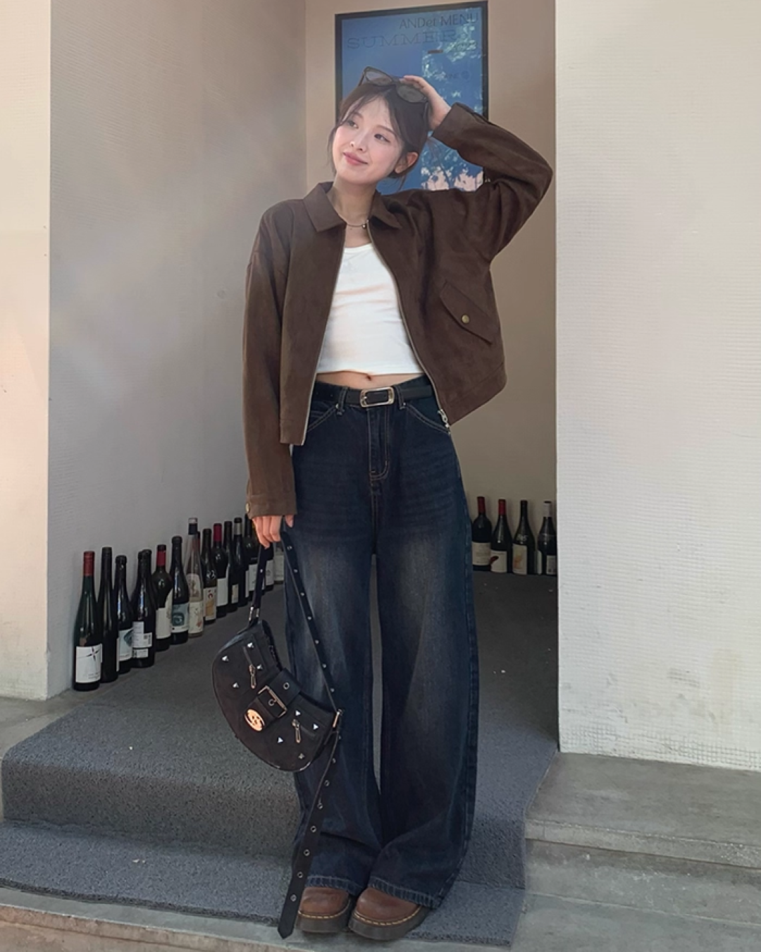 Brown Suede Short Jacket B0020