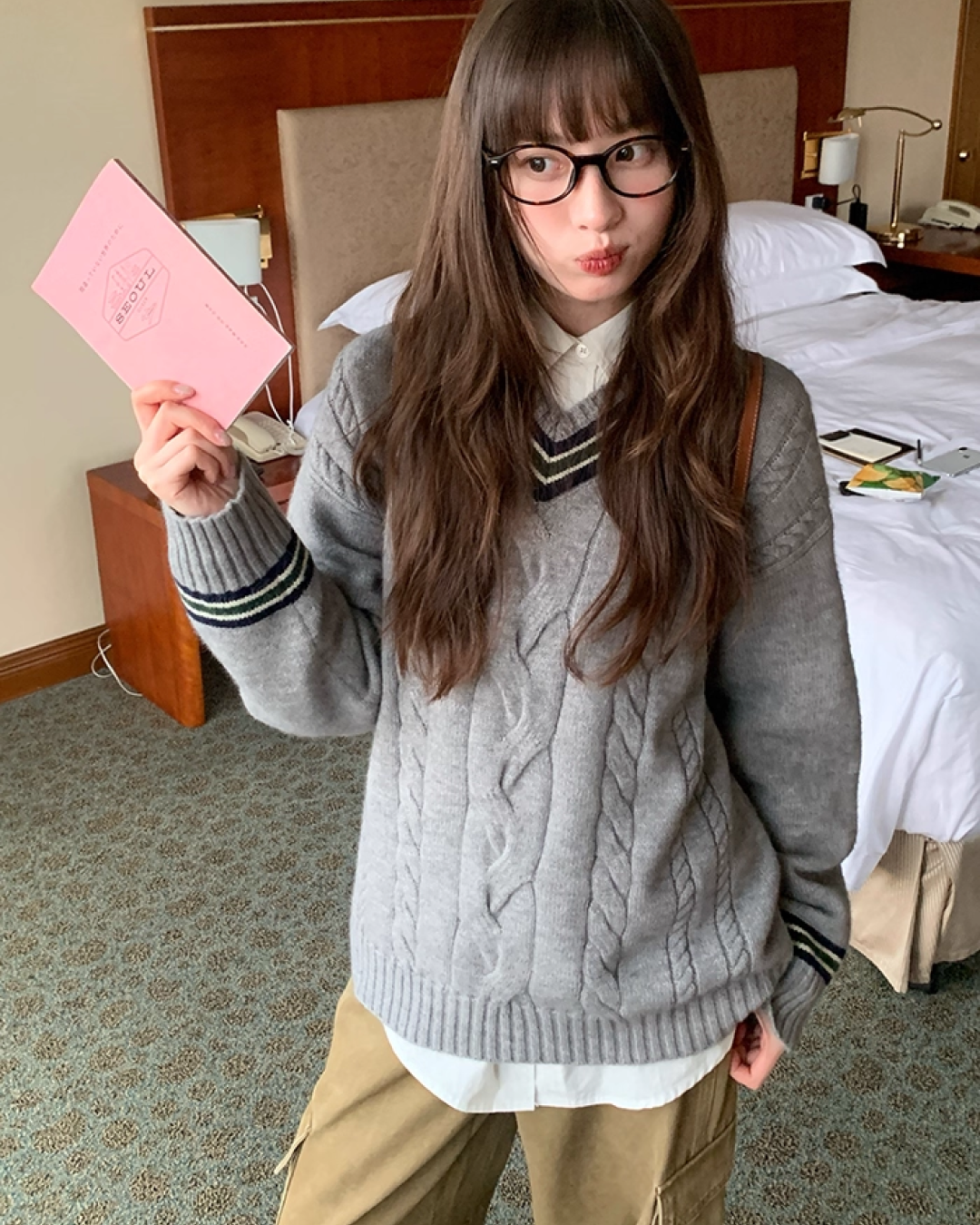 Cable Knit Sweater B0022