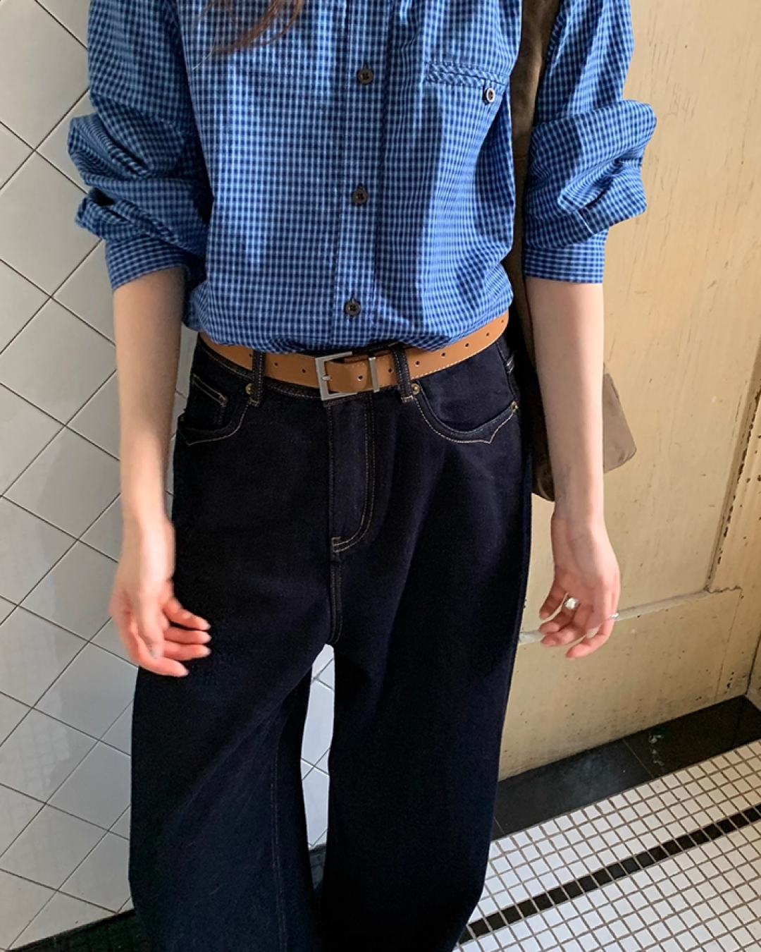 Gingham Check Shirt BU0027