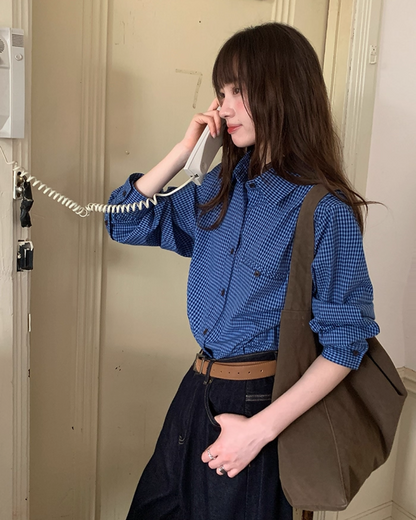 Gingham Check Shirt BU0027