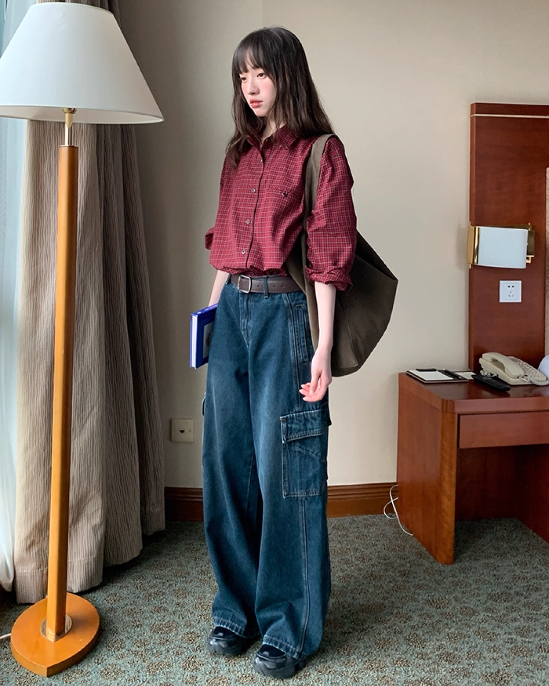 Gingham Check Shirt BU0027