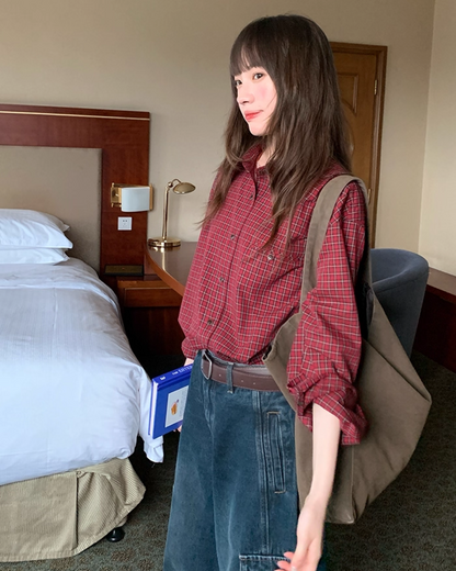 Gingham Check Shirt BU0027