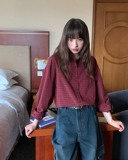 Gingham Check Shirt BU0027