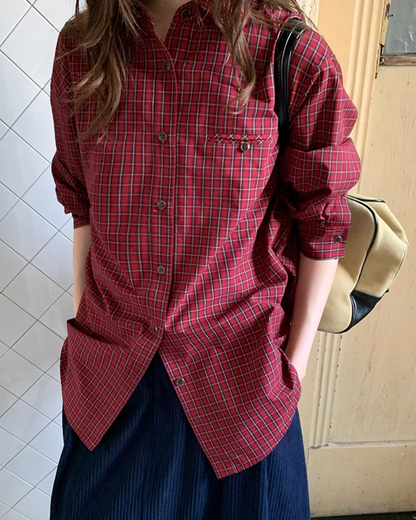Gingham Check Shirt BU0027