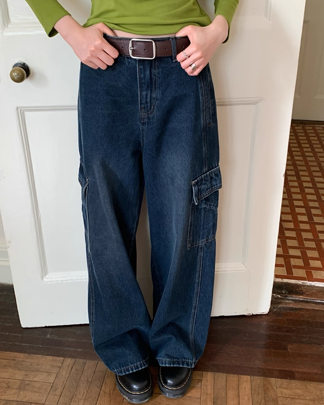 Side Pocket Wide Pants BU0028