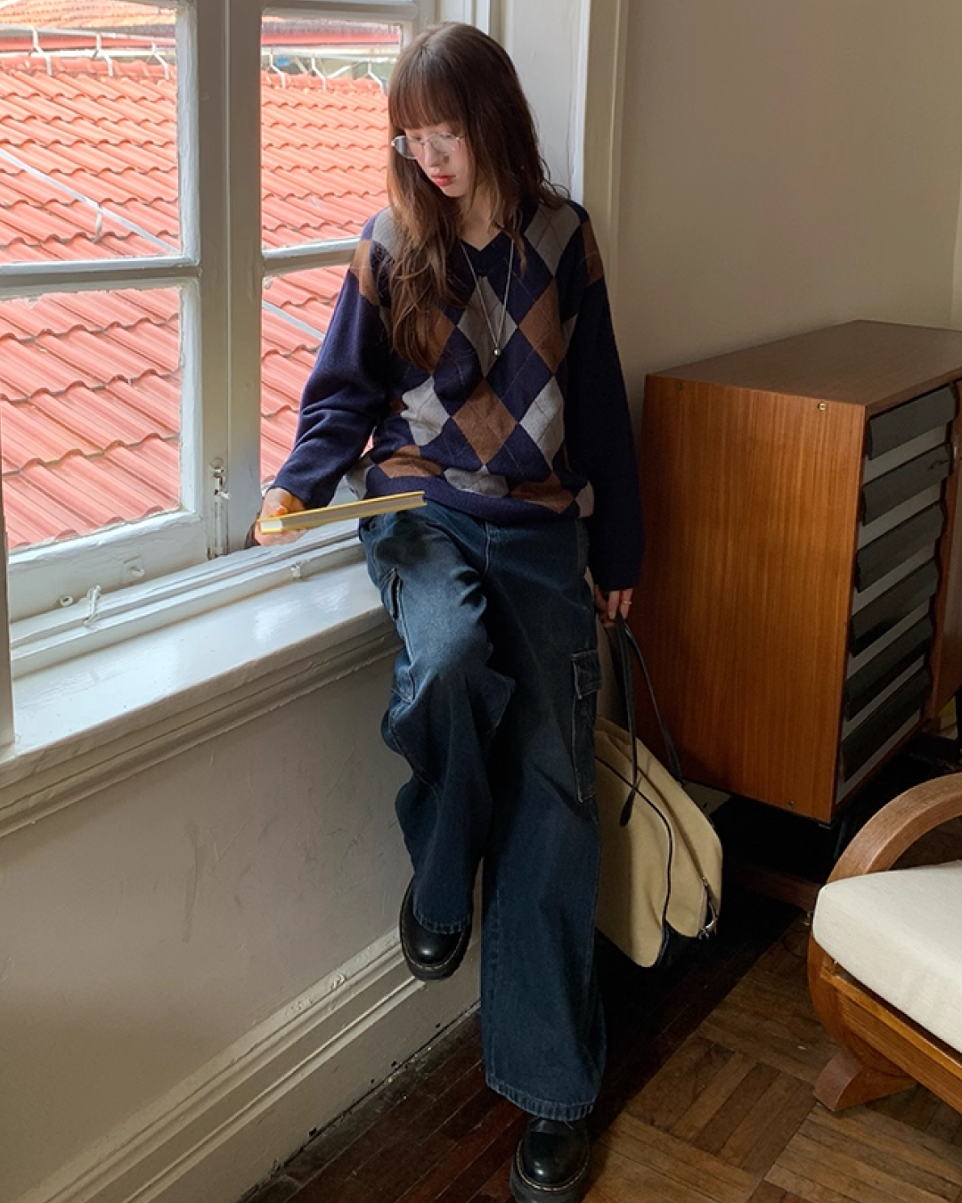 Side Pocket Wide Pants BU0028