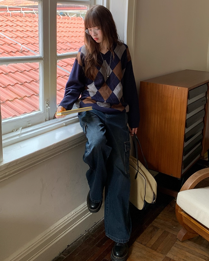 Side Pocket Wide Pants BU0028