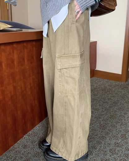 Side Pocket Wide Pants BU0028