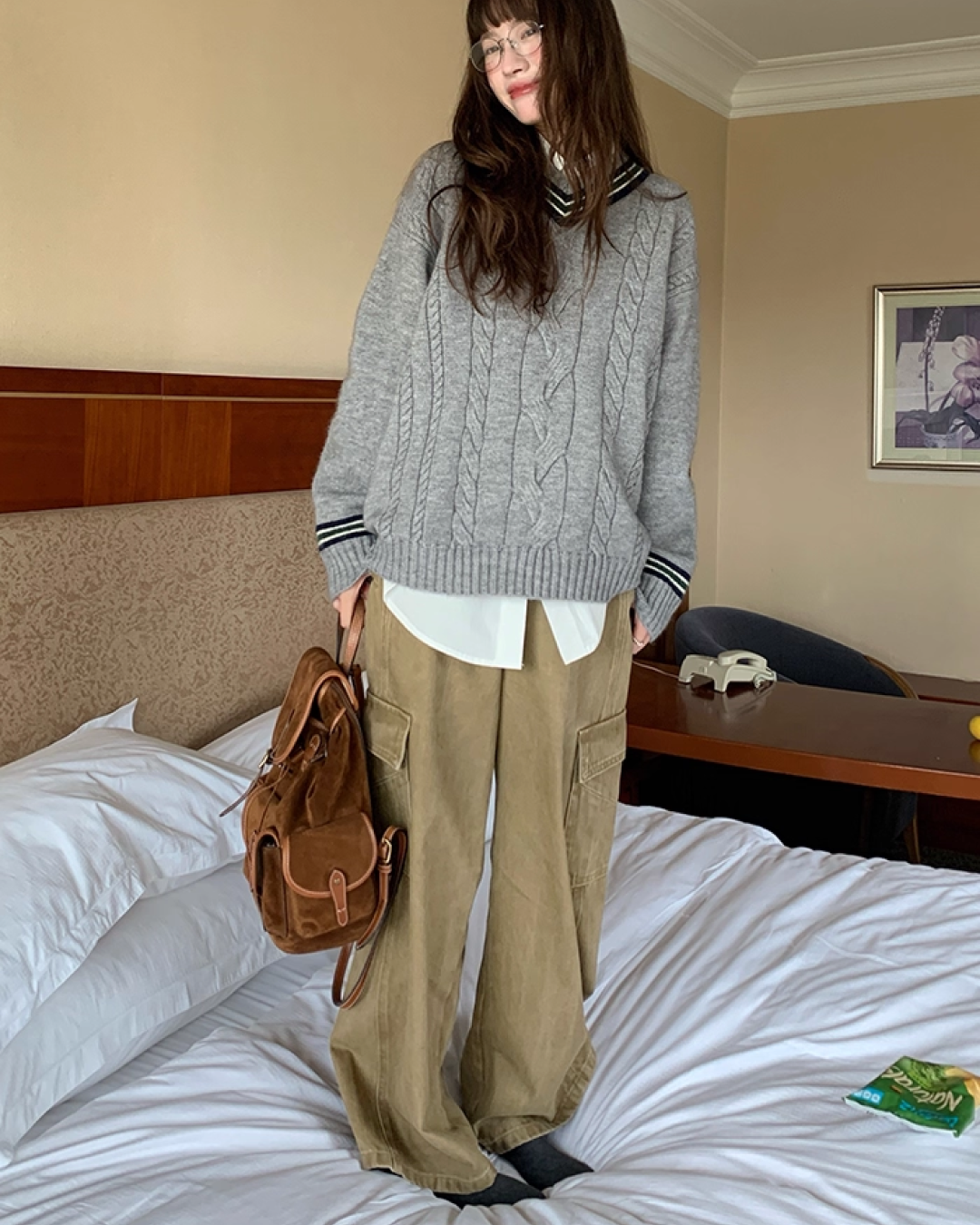 Side Pocket Wide Pants BU0028