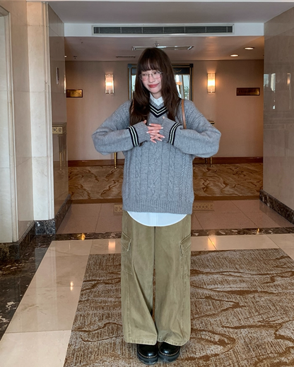 Side Pocket Wide Pants BU0028