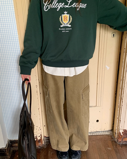 Side Pocket Wide Pants BU0028