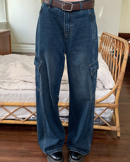 Side Pocket Wide Pants BU0028