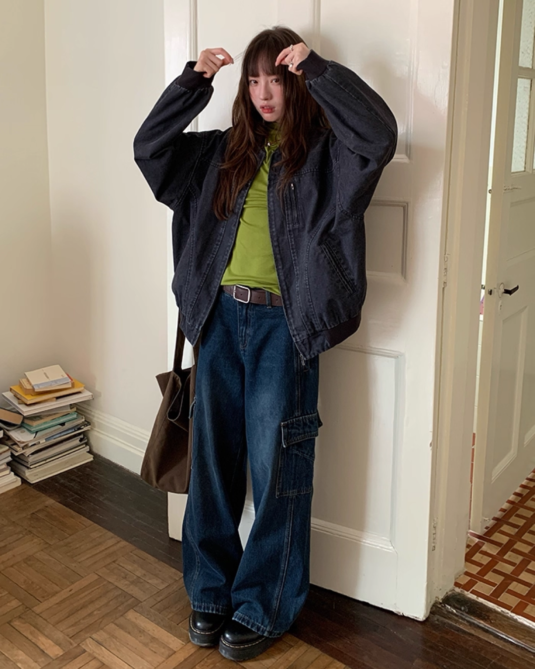 Side Pocket Wide Pants BU0028