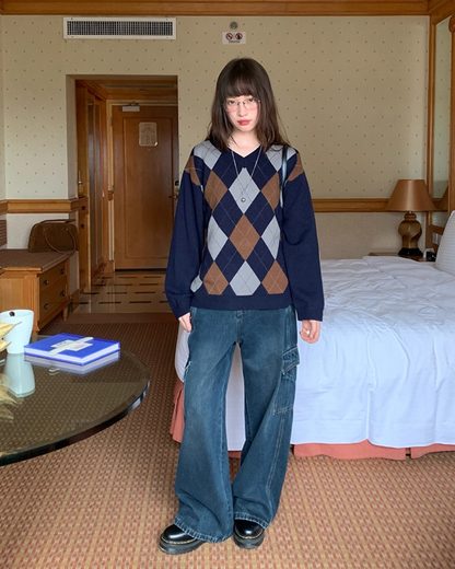 Side Pocket Wide Pants BU0028