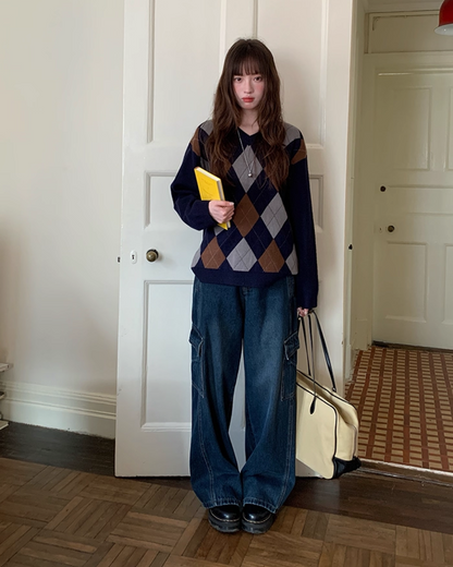 Side Pocket Wide Pants BU0028