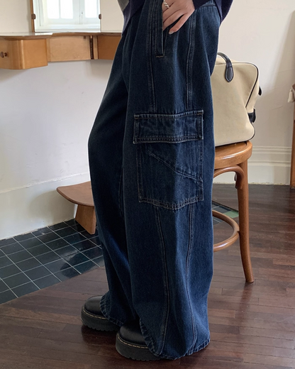 Side Pocket Wide Pants BU0028