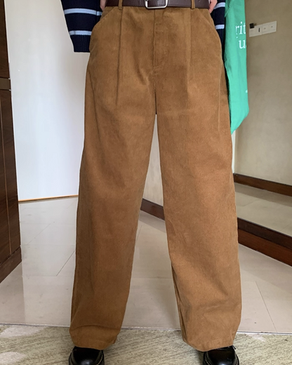 Classic Corduroy Tuck Pants BU0030
