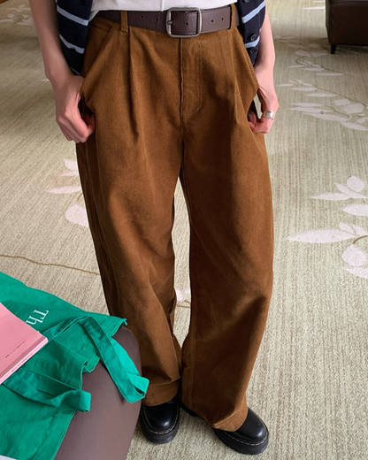Classic Corduroy Tuck Pants BU0030