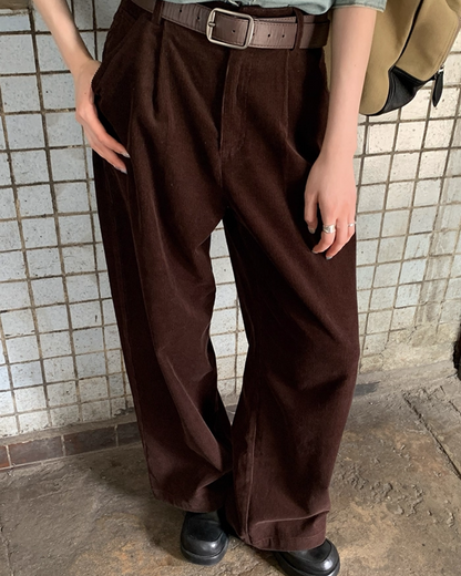 Classic Corduroy Tuck Pants BU0030