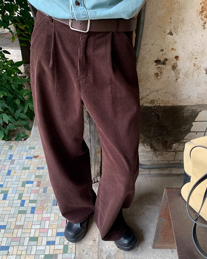 Classic Corduroy Tuck Pants BU0030