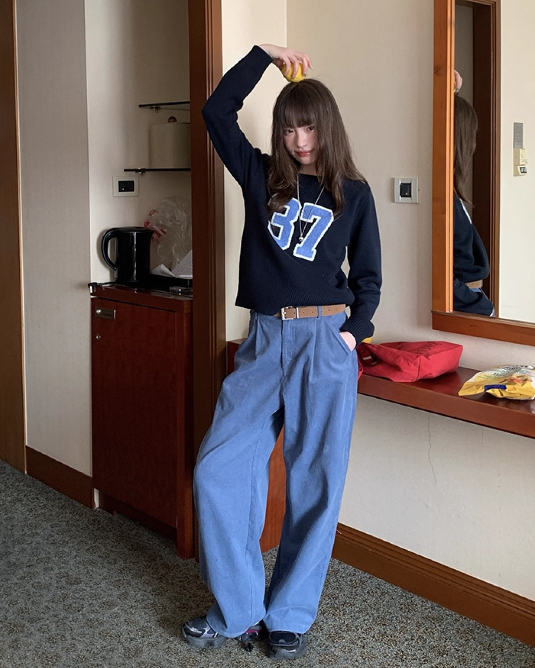 Classic Corduroy Tuck Pants BU0030