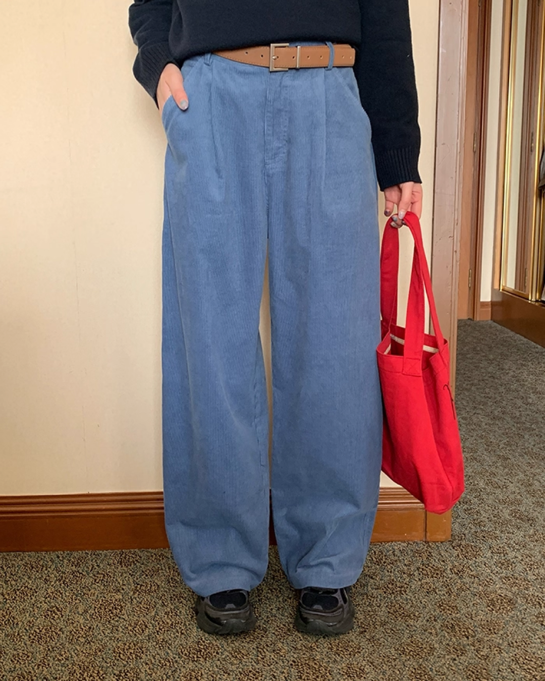 Classic Corduroy Tuck Pants BU0030