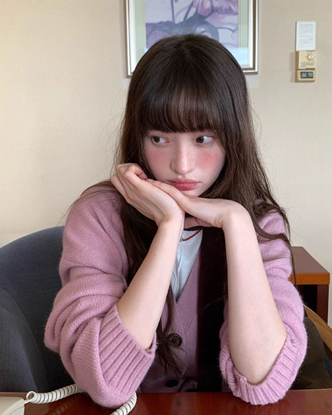 Loose Pocket Knit Cardigan BU0031