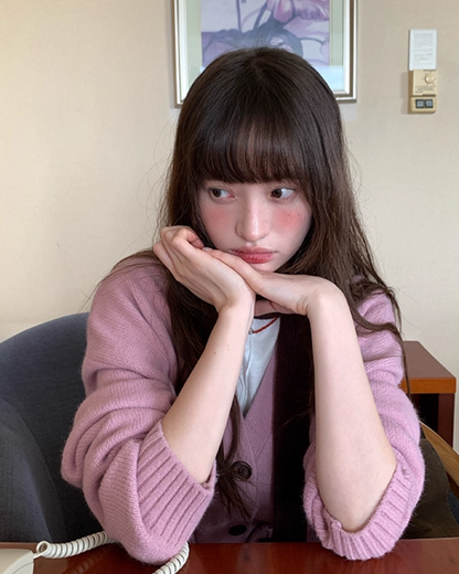 Loose Pocket Knit Cardigan BU0031