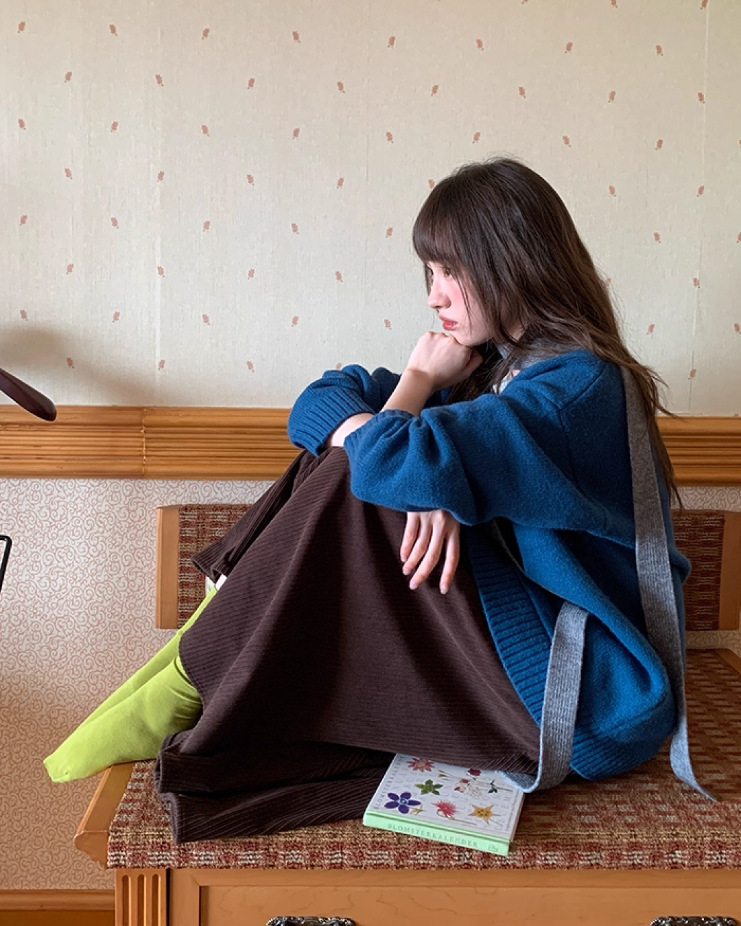 Loose Pocket Knit Cardigan BU0031