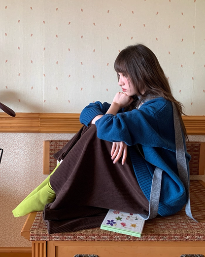 Loose Pocket Knit Cardigan BU0031