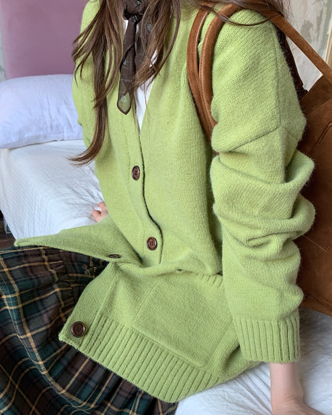 Loose Pocket Knit Cardigan BU0031