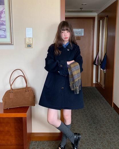 Mid-length Botton Coat BU0033