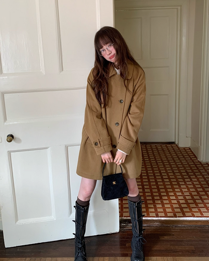 Mid-length Botton Coat BU0033