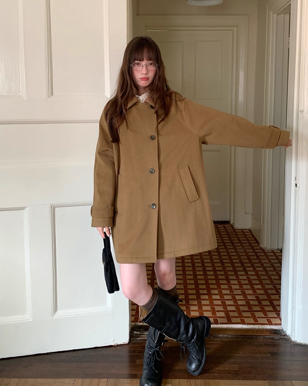 Mid-length Botton Coat BU0033