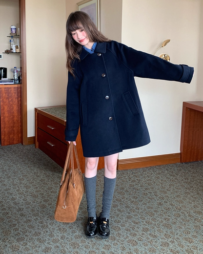 Mid-length Botton Coat BU0033