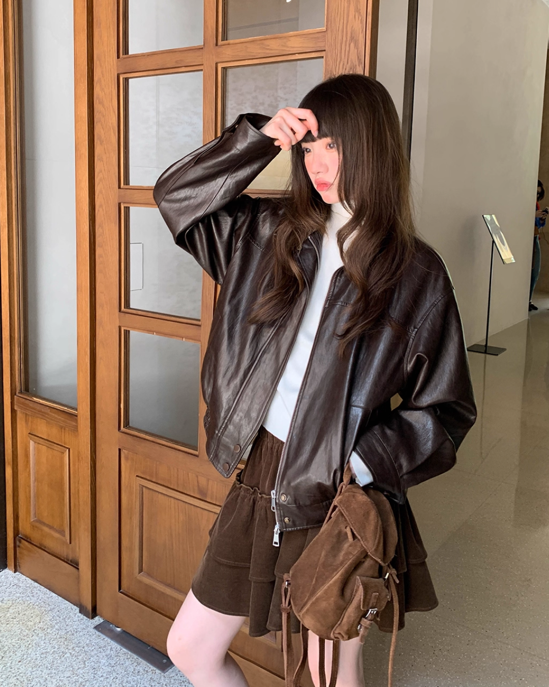 Back Ribbon Vintage Jacket BU0034