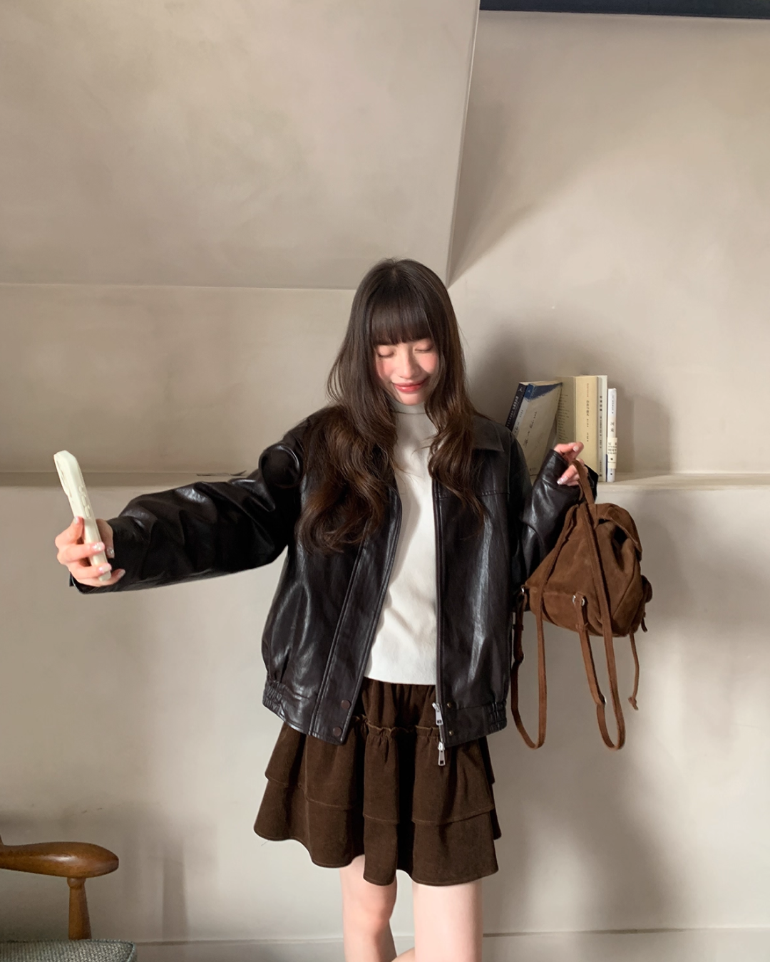 Back Ribbon Vintage Jacket BU0034