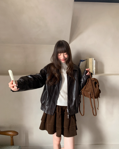 Back Ribbon Vintage Jacket BU0034