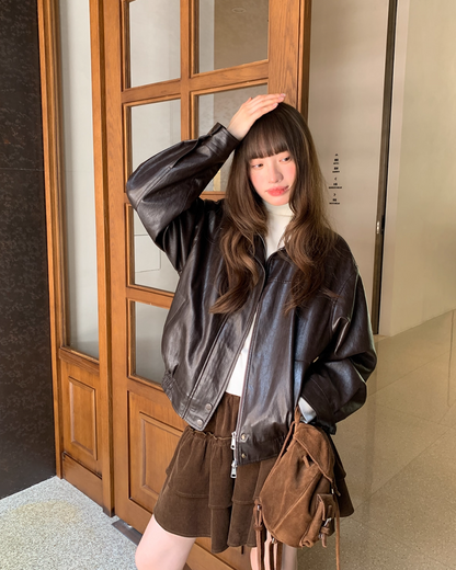 Back Ribbon Vintage Jacket BU0034