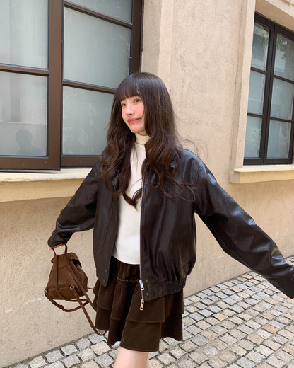 Back Ribbon Vintage Jacket BU0034