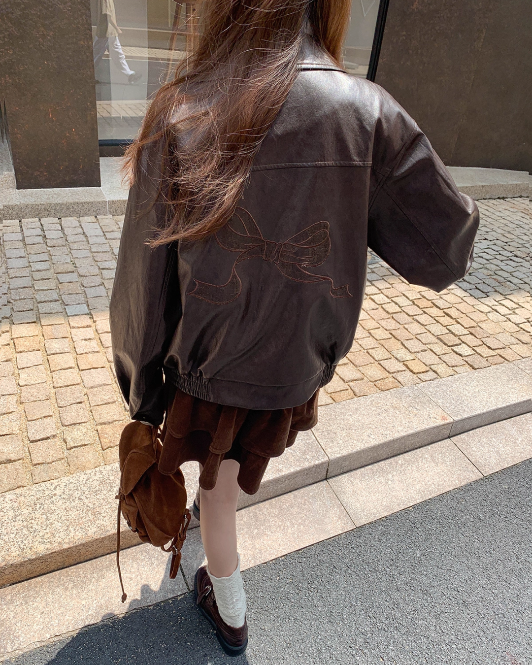 Back Ribbon Vintage Jacket BU0034