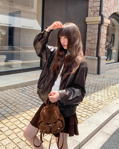 Back Ribbon Vintage Jacket BU0034